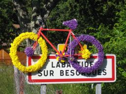 flowered bicycle
