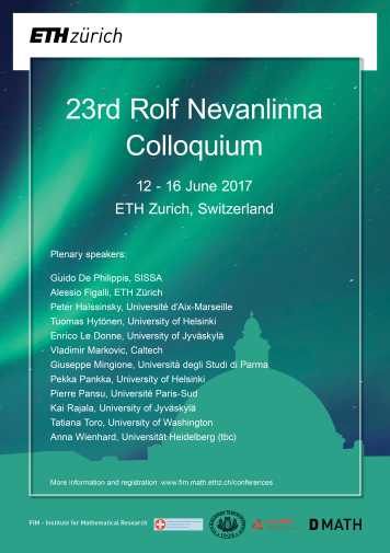 Enlarged view: Colloquium poster