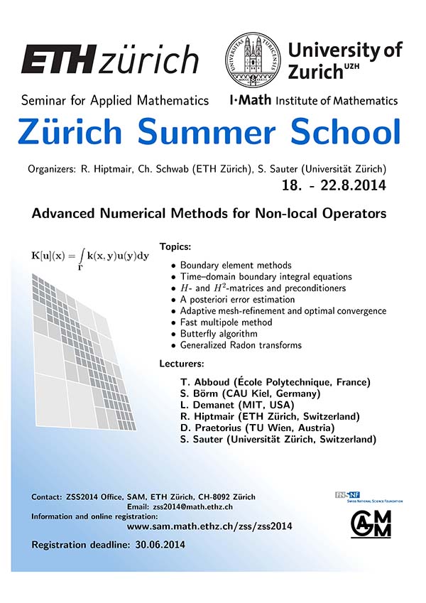 Poster Zurich Summer School