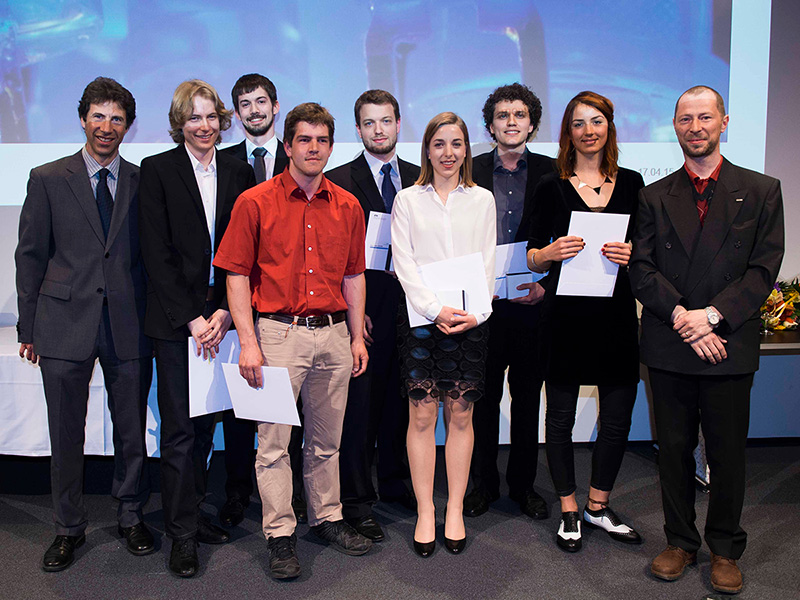 Enlarged view: ETH Medal and Willi Studer Prize winners
