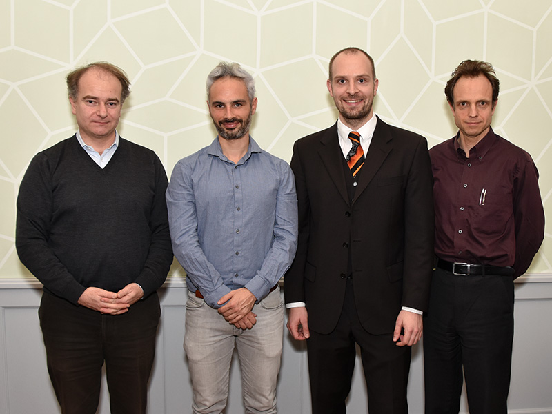 Enlarged view: Massimo Fornasier, Philipp Grohs, Axel Obermeier, Ralf Hiptmair