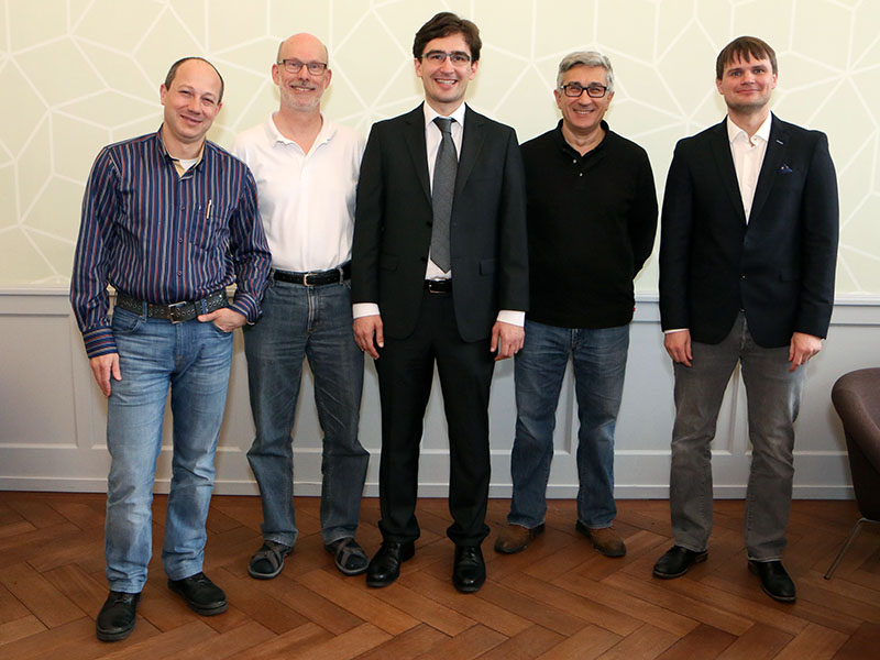 Enlarged view: Benjamin Sudakov, Martin Schweizer, Sebastian Herrmann, Mete Soner, Johannes Muhle-Karbe