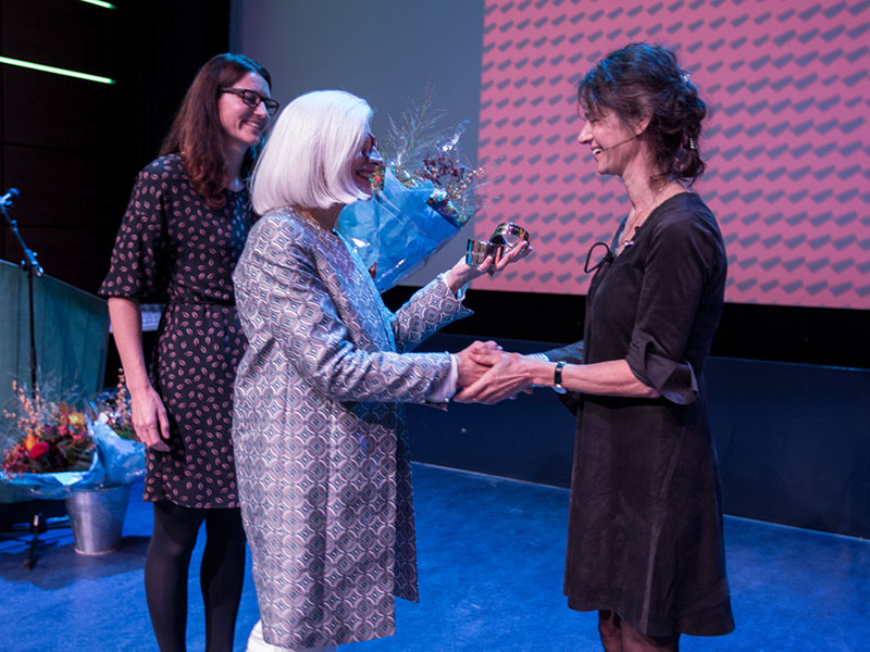 Sara van de Geer, Van Wijngaarden Award ceremony 