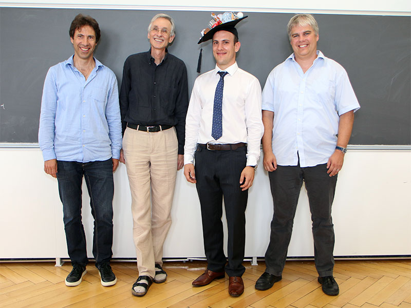 Enlarged view: Peter Bühlmann, Hans Rudolf Künsch, Sylvain Robert, Daniel Leuenberger