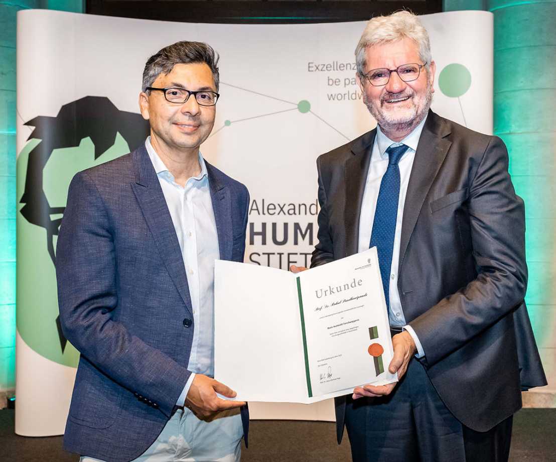 Enlarged view: Rahul Pandharipande receives Humbold Research Award